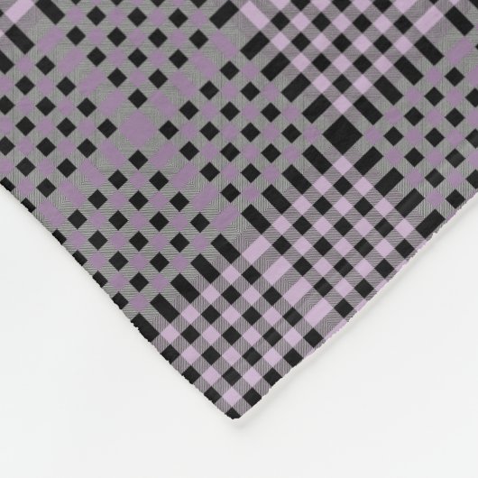 Couverture Polaire à damiers Motif.08 (Coin)