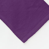 Couverture Polaire à damiers violet et blanc (Coin)