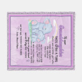 Couverture Polaire À Grand-fille avec grand câlin (Devant (Horizontal))