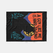 Couverture Polaire A Guy Like Me Is Hard To Find Bigfoot Sasquatch Fu (Devant (Horizontal))