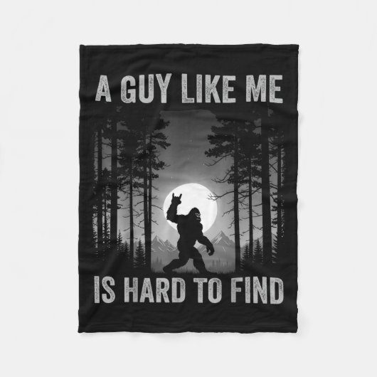 Couverture Polaire A Guy Like Me Is Hard To Find Forest Bigfoot Sasqu (Devant)