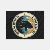 Couverture Polaire A Guy Like Me Is Hard To Find Funny Bigfoot Forest (Devant (Horizontal))