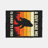 Couverture Polaire A Guy Like Me Is Hard To Forest Find Funny Bigfoot (Devant (Horizontal))