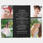 Couverture Polaire À la fille Graduation Jour 4 garde photo (Devant (Horizontal))