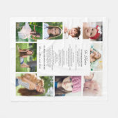 Couverture Polaire À la fille Graduation Jour 9 Photo (Devant (Horizontal))