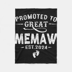 Couverture Polaire À la grande Memaw 2024 Fête des Mères Première foi