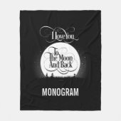 Couverture Polaire À la lune et au dos (Devant)