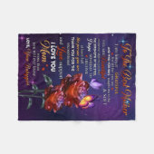 Couverture Polaire à la meilleure mère de votre petite fille (Devant (Horizontal))