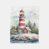 Couverture Polaire A Lighthouse in Winter (Devant)