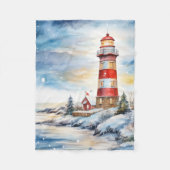 Couverture Polaire A Lighthouse in Winter (Devant)