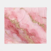 Couverture Polaire A luxurious pink marble background (Devant (Horizontal))