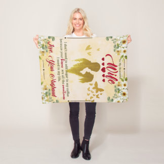 Couverture Polaire À Ma Belle Femme Des Cadeaux De Mari