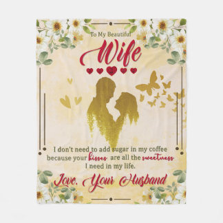 Couverture Polaire À Ma Belle Femme Des Cadeaux De Mari