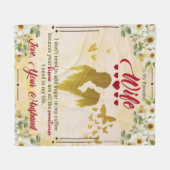 Couverture Polaire À Ma Belle Femme Des Cadeaux De Mari (Devant (Horizontal))