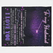 Couverture Polaire À Ma Décor De Mari, Citations D'Amour Lettre (Devant (Horizontal))