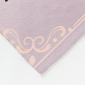 Couverture Polaire À Ma Fille Cadeau, Fille Et Maman, Lettre D'Amour (Coin)