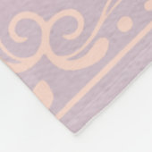 Couverture Polaire À Ma Fille Cadeau, Fille Et Maman, Lettre D'Amour (Coin)