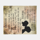 Couverture Polaire À ma grande fille de Grand Ma (Devant (Horizontal))