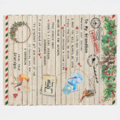 Couverture Polaire À Mon Cadeau, Grand-Fils Et Grand-Père, Amour D'Oi (Devant (Horizontal))