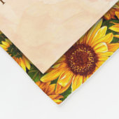 Couverture Polaire À Mon Don De Fleur De Soleil Grandma (Coin)