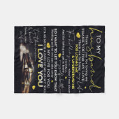 Couverture Polaire À mon mari | Meilleur Cadeau Pour Mari (Devant (Horizontal))