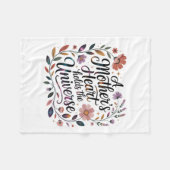 Couverture Polaire A Mother's Heart Holds The Universe (Devant (Horizontal))