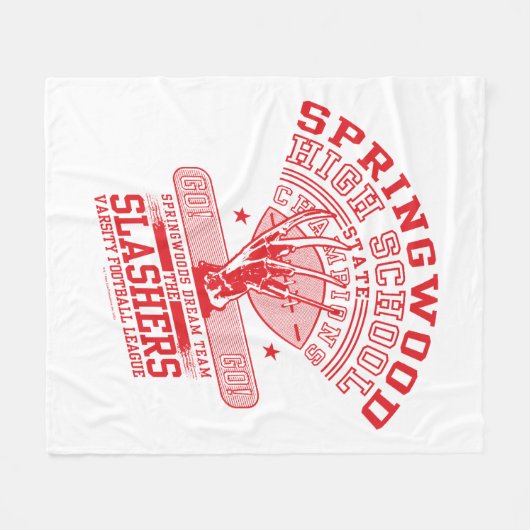 Couverture Polaire A Nightmare on Elm Street | Springwood High (Devant (Horizontal))