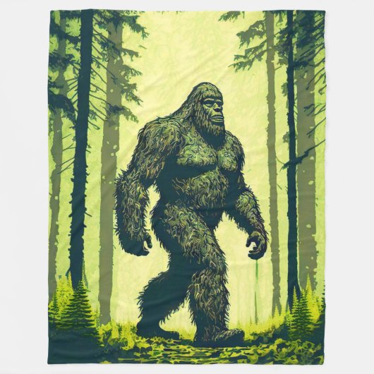Couverture Polaire À Pied Pour Une Promenade En Forêt (Devant)
