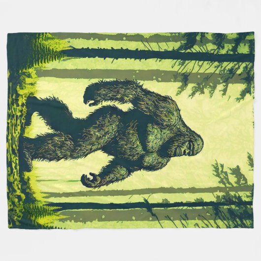 Couverture Polaire À Pied Pour Une Promenade En Forêt (Devant (Horizontal))