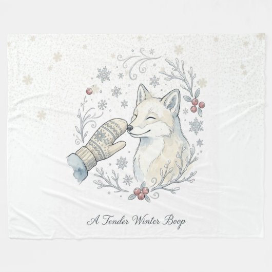 Couverture Polaire A Tender Winter Boop (Devant (Horizontal))