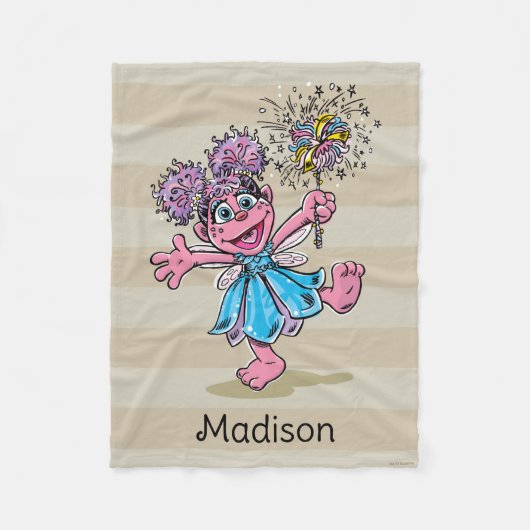 Couverture Polaire Abby Cadabby Art Rétro (Devant)