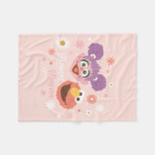 Couverture Polaire Abby Cadabby & Elmo | Fleurs pour toujours (Devant (Horizontal))