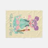 Couverture Polaire Abby Cadabby | Sauvage et libre (Devant (Horizontal))