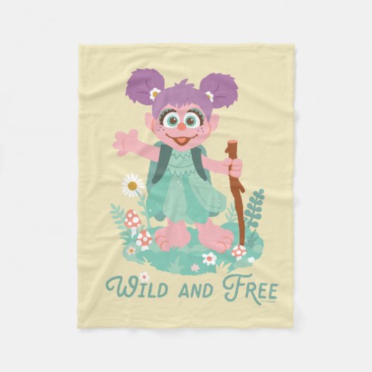 Couverture Polaire Abby Cadabby | Sauvage et libre (Devant)