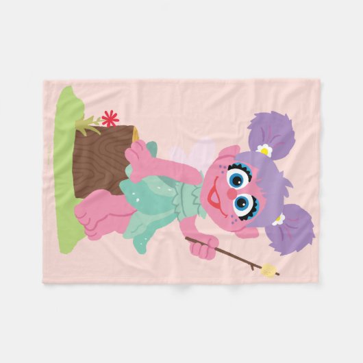 Couverture Polaire Abby Cadabby Toasting Marshmallows (Devant (Horizontal))