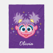 Couverture Polaire Abby Smiling Face | Ajouter Votre Nom (Devant)