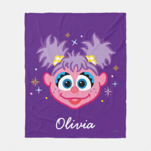 Couverture Polaire Abby Smiling Face   Ajouter Votre Nom