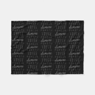 Couverture Polaire ABC Elemeno Alphabet Maternelle préscolaire