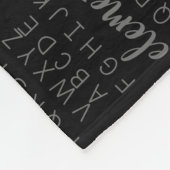 Couverture Polaire ABC Elemeno Alphabet Maternelle préscolaire (Coin)