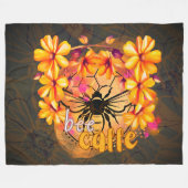 Couverture Polaire Abeille, caffe (Devant (Horizontal))