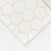 Couverture Polaire Abeille de miel (Coin)