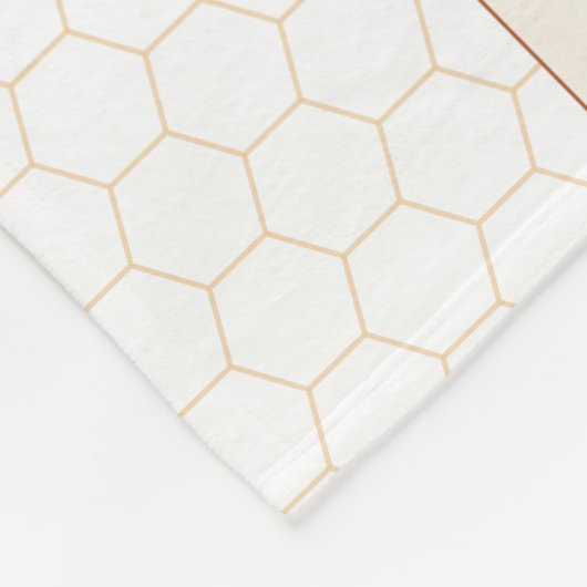 Couverture Polaire Abeille de miel (Coin)