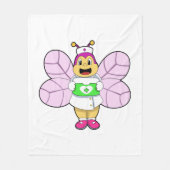 Couverture Polaire Abeille en tant qu'infirmière avec trousse First a (Devant)