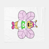 Couverture Polaire Abeille en tant qu'infirmière avec trousse First a (Devant (Horizontal))