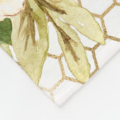 Couverture Polaire Abeille miel (Coin)