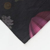 Couverture Polaire abeilles et fleurs (Coin)