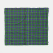 Couverture Polaire Abercrombie Blue Green Tartan Plaid Scottish (Devant (Horizontal))