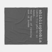 Couverture Polaire Abibliophobie la peur de manquer de livres (Devant (Horizontal))