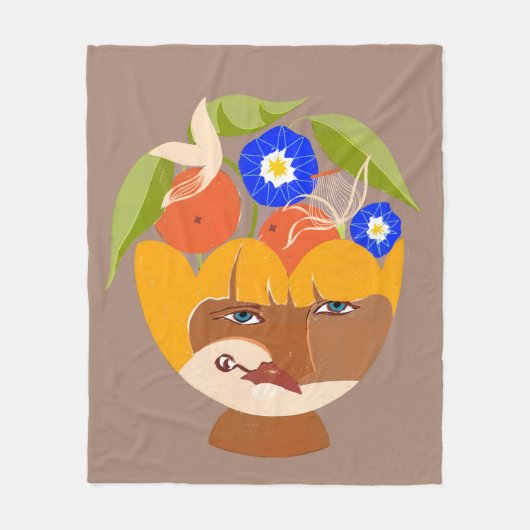 Couverture Polaire Abondance de pensées (Devant)