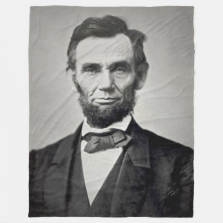 Couverture Polaire Abraham Lincoln Gettysburg Portrait